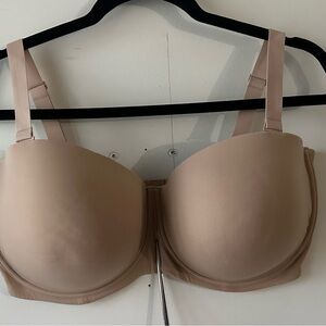 SKIMS 40H TAN BEIGE NUDE FITS EVERYBODY T-SHIRT DEMI BRA
